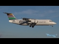 bra braathens regional airlines avro 146 rj100 se dsx landing at split airport ldsp spu