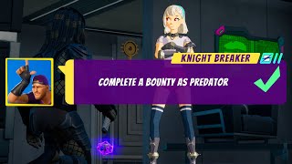 Complete A Bounty As Predator | FORTNITE CHALLENGES