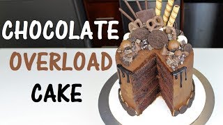 The Best Chocolate Overload Cake | CHELSWEETS