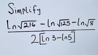 A Nice problem On Natural Logarithm  | Laws OF Logarithm  | Exponents |