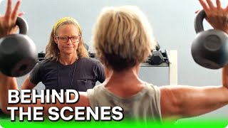 NYAD (2023) Behind-the-Scenes Annette Bening and Jodie Foster