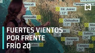 Frente frío 20 provoca fuertes vientos en Veracruz - Las Noticias con Hurtado