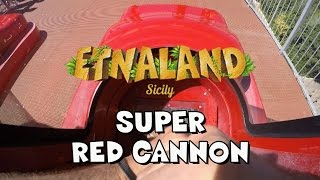 SUPER RED CANNON (POV) @ Etnaland Waterpark (novità 2016)