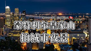 带你看加拿大蒙特利尔城市夜景摄影 可爱浣熊一家City night photography on Mont Roayl Belvédère Kondiaronk Montréal Canada