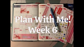 Plan With Me 2025 | Week 6 | FernCreekStickers Feb kit