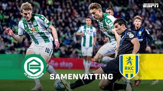 RODE kaart en fraaie goals op DOELPUNTRIJKE avond 💥  | Samenvatting FC Groningen - RKC Waalwijk