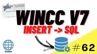 WinCC SCADA vb scripting course: Insert data to SQL table WinCC V7 Tutorial #62