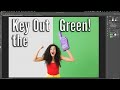 HOW TO Key Out a GREEN Screen in Photoshop - NEW & IMPROVED!