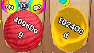 Blob Merge 3d - jelly 2048 🆚 help the sprunky 2048 balls Gameplay part 41