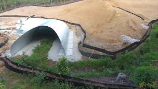 Richland Creek Bottomless Arch Structure Installation