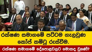 රක්ෂණ සමාගමේ පට්ටම ගැලවුණකෝප් කමිටු රුස්වීම. රක්ෂණ සමාගමේ දේපොළවලට මොකද වුණේ?