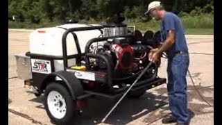 NorthStar Hot Water Pressure Washer With Honda Engine Demonstration