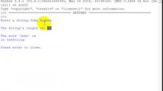 Python 3 Programming Tutorial [18] Len() Function and In Operator!