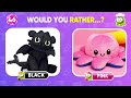 Would You Rather... BLACK vs PINK 💗🖤 Quiz Kingdom