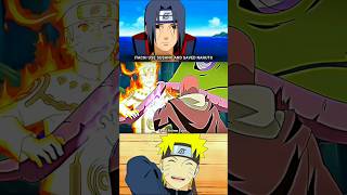 Itachi Saved Naruto...#naruto #narutoshippuden #anime #itachi #edit #youtubeshorts #susano #trending