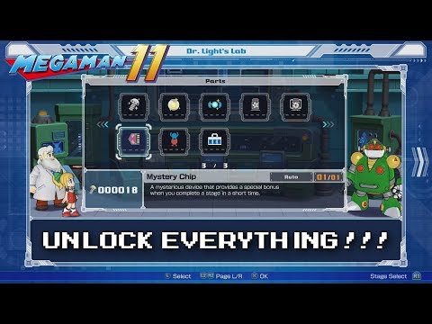 Mega Man 11 – Guide: How to Unlock EVERYTHING (All Parts, Gallery Entries, & Challenges)