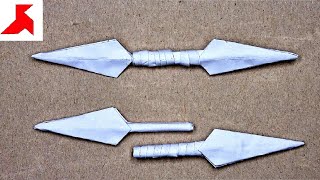 DIY - How to make DOUBLE KUNAI from A4 paper