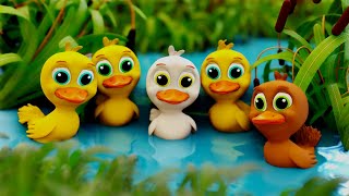 Five Little Ducks | Children Song For Kids | Nursery Rhyme For Baby - Sing Along Kids Songs