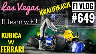 F1 Vlog: kwalifikacje w Vegas. Red Bull tnie skrzydło! Kubica zostaje w Ferrari. Nowy team Formuły 1