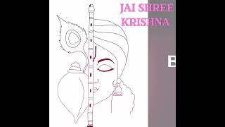 Janmashtami drawing ||  Krishna drawing #shorts #krishnadrawing #easydrawing