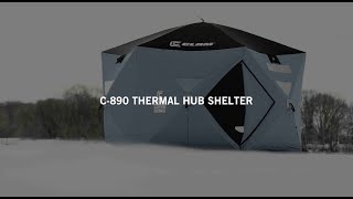 Clam C-890 THERMAL Hub Shelter Features \u0026 Benefits