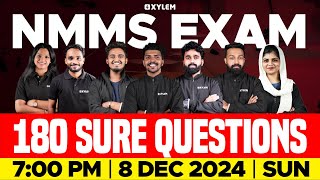 NMMS EXAM 2024 | 180 Sure Questions | Xylem Class 8