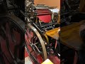 printing the inside text for the 2024 sacramento history museum holiday card with a printing press