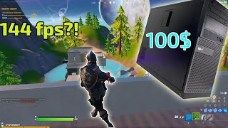 Cheapest Fortnite gaming pc in 2021! 100$💸, How good is it?!