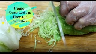 Como: Cortar Lechuga // How to: Cut Lettuce like a PRO