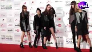 111124 fx Red Carpet - MMA 2011