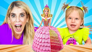 Surprising Daughter with DIY Princess Cake