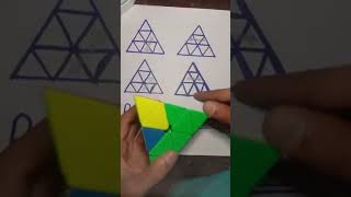 2How to solve triangle cube in 3 moves #trendingshorts #shorts #youtubeshorts