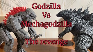 Godzilla vs Mechagodzilla the revenge (stop motion battle)