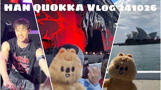 HAN QUOKKA Vlog - Stray Kids 3rd world tour dominATE in Sydney ~ 241026