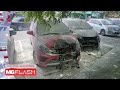 Lelaki Bakar Dan Pecah Cermin Kereta Ditahan #MGFlash