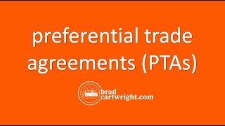 Preferential Trade Agreements (PTAs)  |  IB Development Economics | The Global Economy