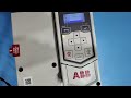 abb acs560 drive 2 wire macro programming u0026 parameters in english