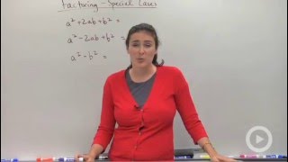 Factoring: Special Cases(Part I)