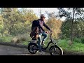 The best fat wheel folding bike Kristal Y20 | best electric bike 2024 | eozzie australia