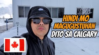 SOBRANG DELIKADO MARAMING AKSIDENTE |CALGARY, ALBERTA CANADA |WINTER |BUHAY SA CANADA