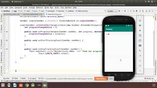 How to create Seek Bar and used the seek bar Change Listener in Android Studio.(Android Tutorial 3)