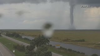 Tornado crosses I-75 as Hurricane Milton approaches Florida coast