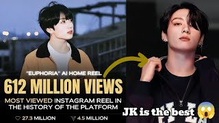 Jungkook Breaks Instagram History: Euphoria AI Home Hits 612M Views!