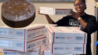How to wrap, packaged and ship your fruit cake ( simple way to ship your cake from home)