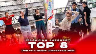 PowerBuffGirls vs Queencess | Waacking Top 8 | Lion City Dance Convention 2022