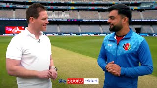 "Luckily you're not there" 😂 | Relief for Rashid Khan that Morgan isn't playing...