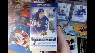 2017 Upper Deck Toronto Maple Leafs Centennial Retail Blaster Box Break (With Product Breakdown)