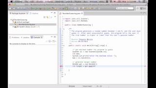 Java walk through: Number Guessing