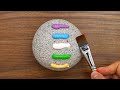 Big but Small Tree Acrylic Painting on Stone｜Step by Step #888｜Painted Rocks｜Satisfying