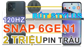 Đánh giá Motorola G Stylus 5G 2023 mua shopee giá 2tr3: SNAP 6GEN1, 120HZ, PIN TRÂU, BÚT STYLUS !!!